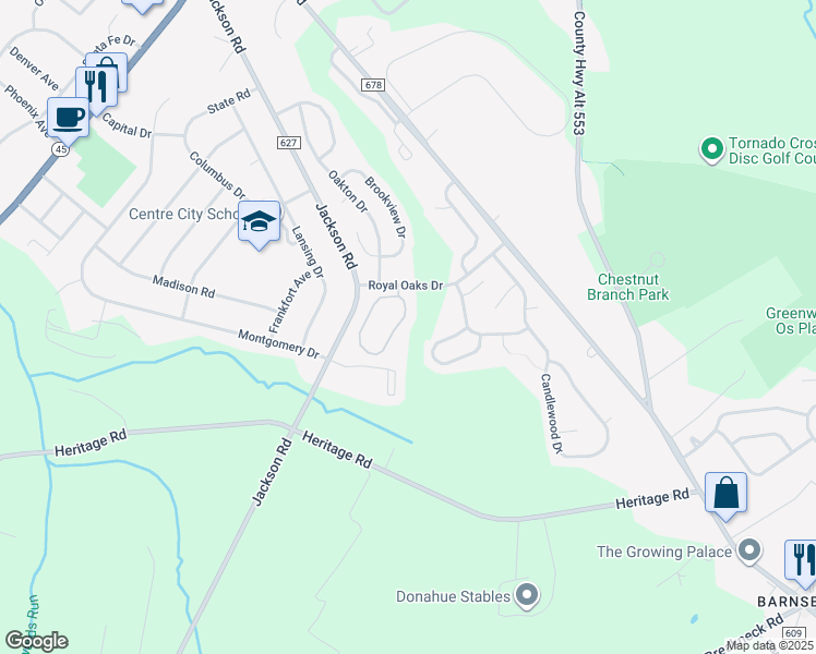map of restaurants, bars, coffee shops, grocery stores, and more near 98 Crestmont Drive in Gloucester County