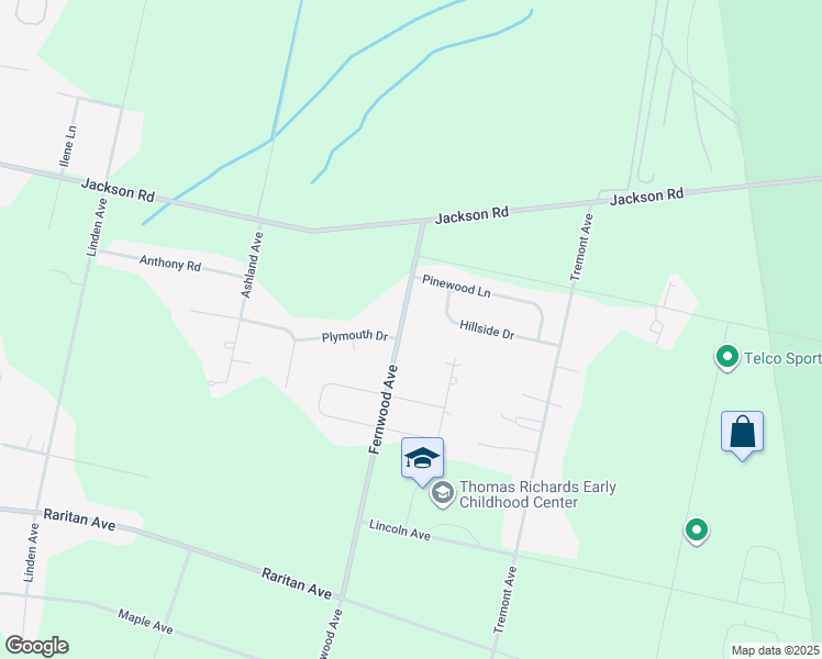 map of restaurants, bars, coffee shops, grocery stores, and more near 2337 Fernwood Avenue in Atco