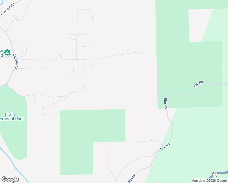 map of restaurants, bars, coffee shops, grocery stores, and more near 320 Rim Road in Oroville
