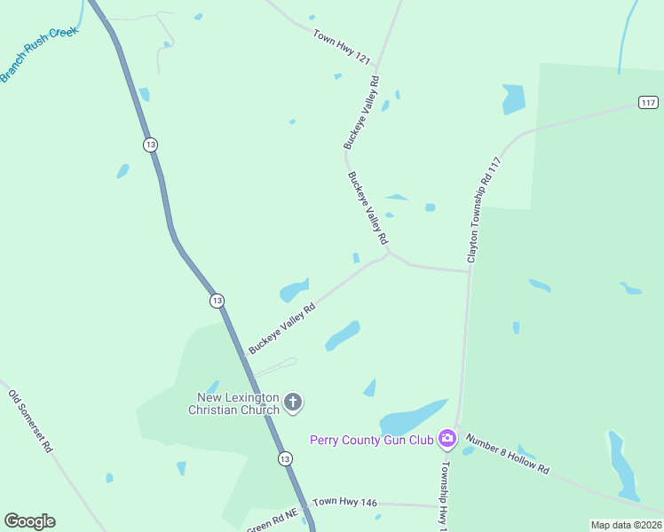 map of restaurants, bars, coffee shops, grocery stores, and more near 5317 Buckeye Valley Road in New Lexington
