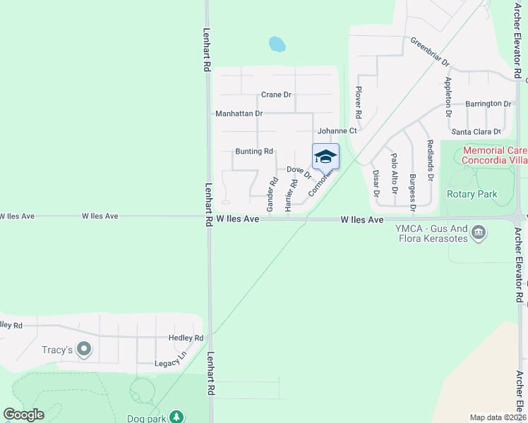 map of restaurants, bars, coffee shops, grocery stores, and more near 2410-2498 Gander Road in Springfield