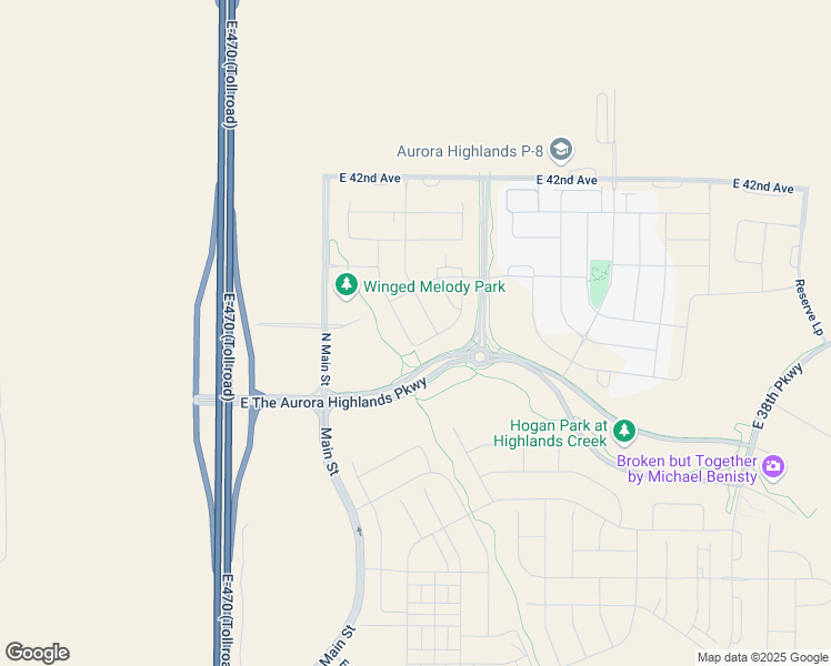 map of restaurants, bars, coffee shops, grocery stores, and more near 3458-3708 Gun Club Road in Aurora