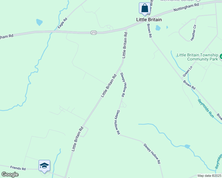 map of restaurants, bars, coffee shops, grocery stores, and more near 77 Little Britain Road in Nottingham