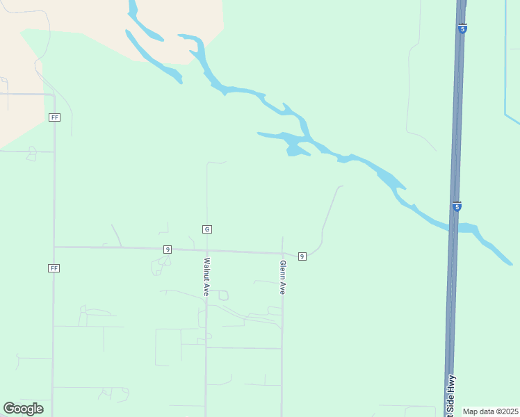 map of restaurants, bars, coffee shops, grocery stores, and more near County Road 9 in Orland