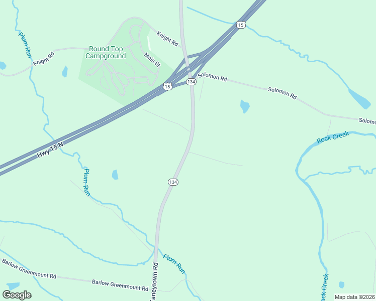 map of restaurants, bars, coffee shops, grocery stores, and more near 1662 Taneytown Road in Gettysburg