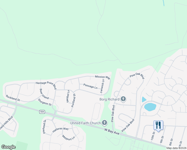 map of restaurants, bars, coffee shops, grocery stores, and more near 8 Chatham Street in Barnegat Township