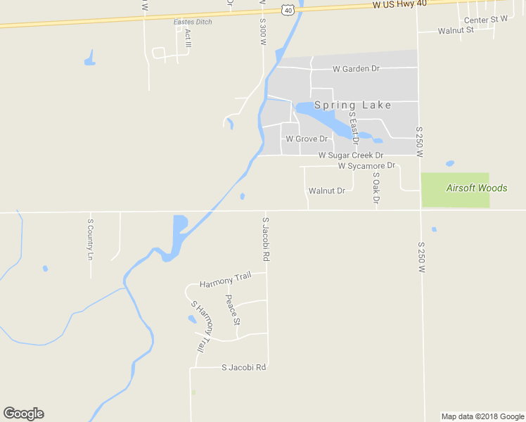 map of restaurants, bars, coffee shops, grocery stores, and more near 3001 West 100 South in Greenfield