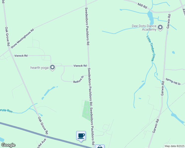 map of restaurants, bars, coffee shops, grocery stores, and more near 347 Paulsboro Rd in Woolwich Twp