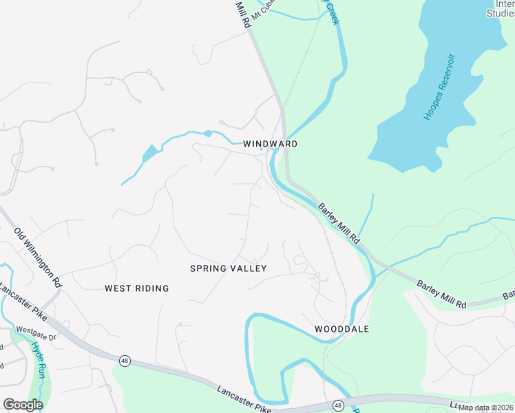 map of restaurants, bars, coffee shops, grocery stores, and more near 102 Little Wood Lane in Wilmington