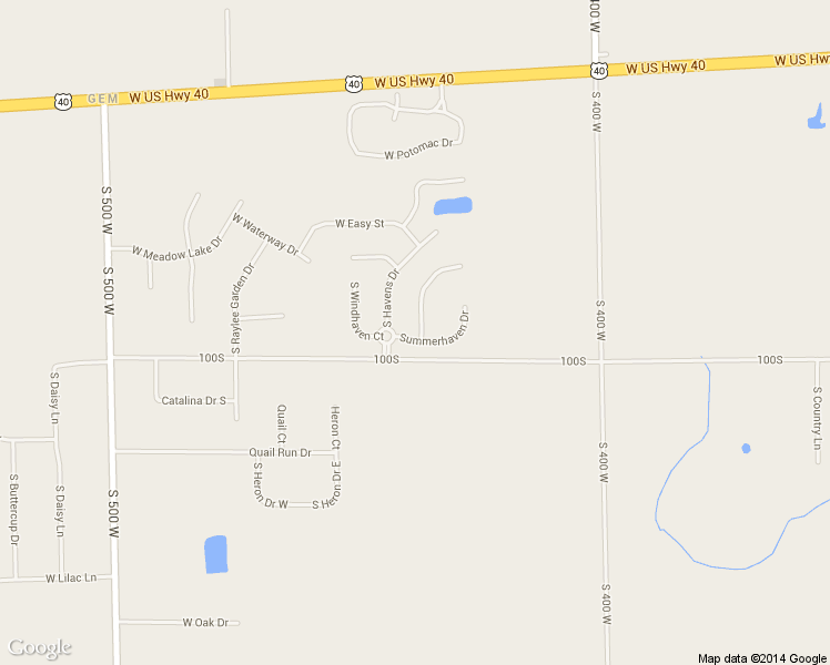 map of restaurants, bars, coffee shops, grocery stores, and more near 4374 W Summerhaven Dr in New Palestine