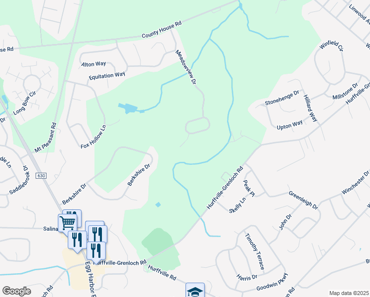 map of restaurants, bars, coffee shops, grocery stores, and more near 5 Trakenner Walk in Washington Township