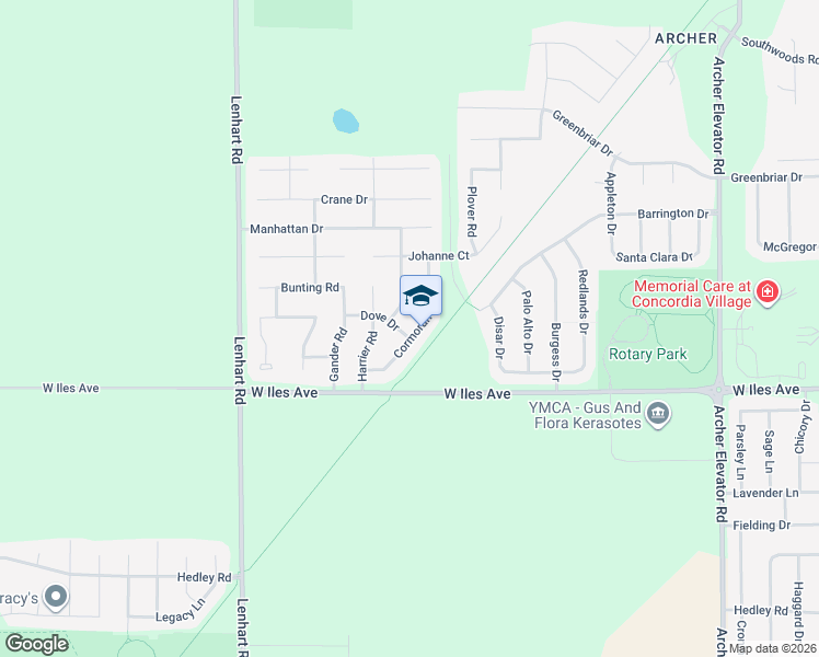 map of restaurants, bars, coffee shops, grocery stores, and more near 2214 Cormorant Drive in Springfield