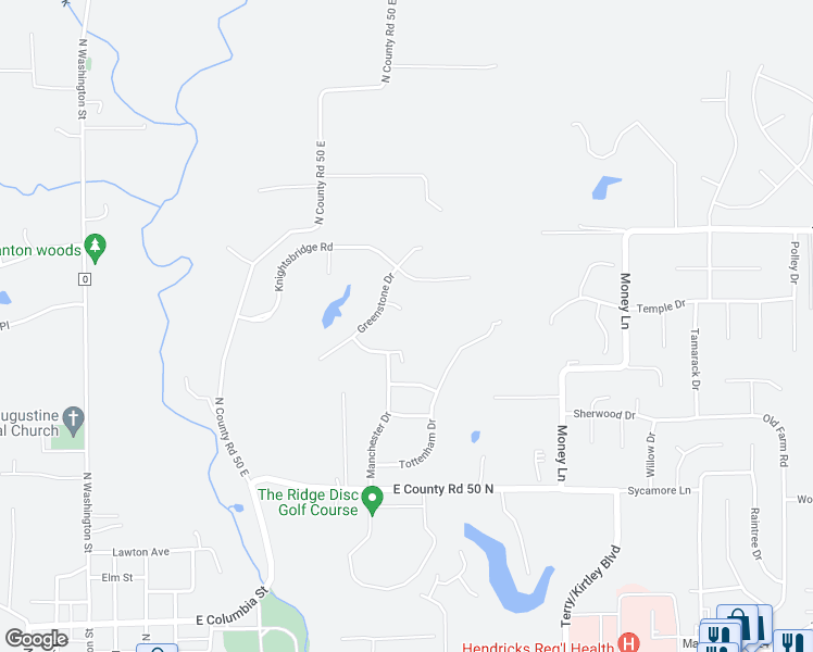 map of restaurants, bars, coffee shops, grocery stores, and more near 1909 Derby Court in Danville
