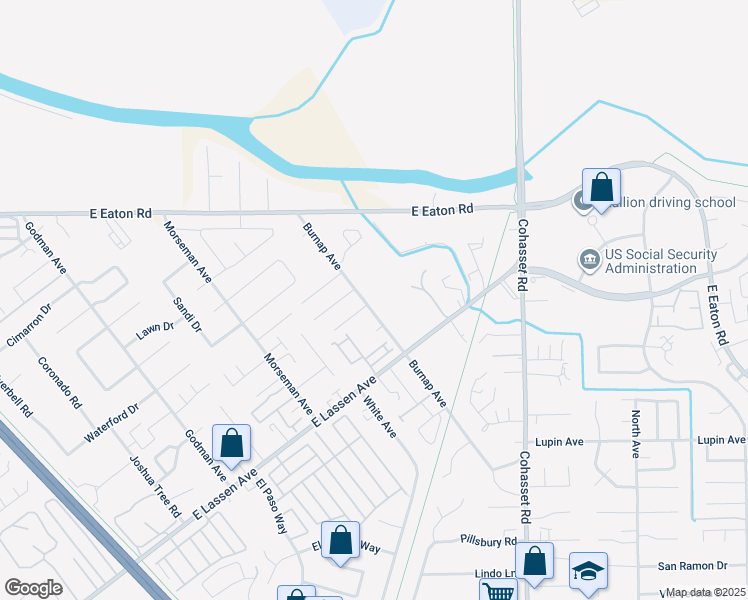 map of restaurants, bars, coffee shops, grocery stores, and more near 1060 Running Springs Circle in Chico