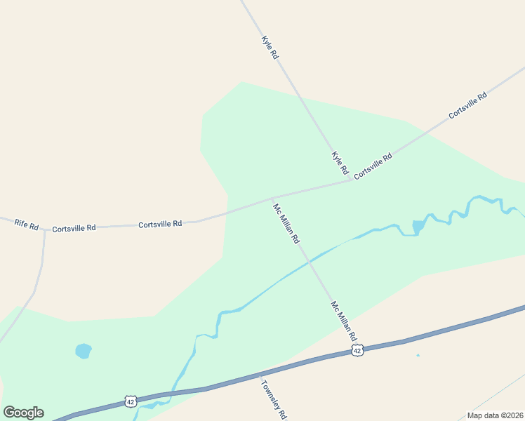 map of restaurants, bars, coffee shops, grocery stores, and more near 4041 Cortsville Road in Cedarville