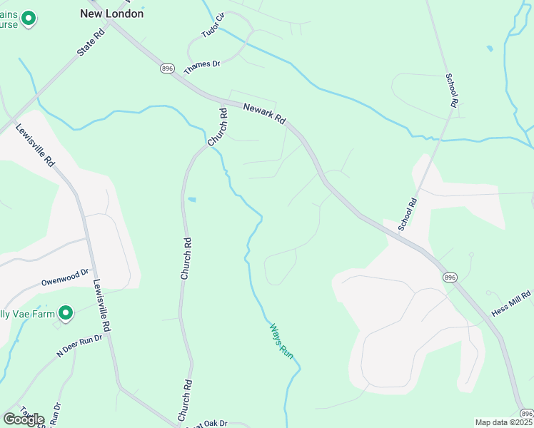map of restaurants, bars, coffee shops, grocery stores, and more near 3 Mary Ln in Lincoln University