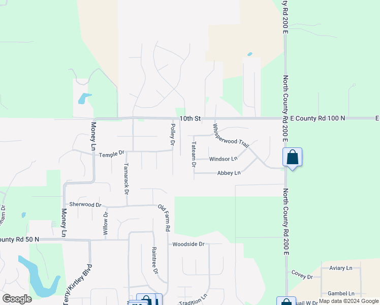 map of restaurants, bars, coffee shops, grocery stores, and more near 775 Tateam Drive in Danville