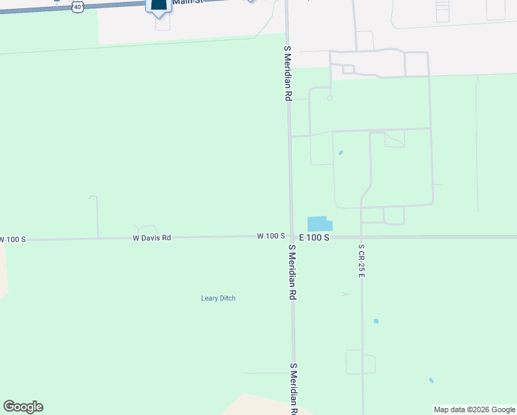 map of restaurants, bars, coffee shops, grocery stores, and more near 500 South West Street in Greenfield