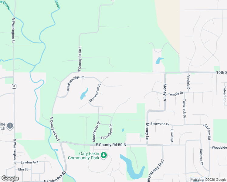map of restaurants, bars, coffee shops, grocery stores, and more near 2011 Knightsbridge Road in Danville