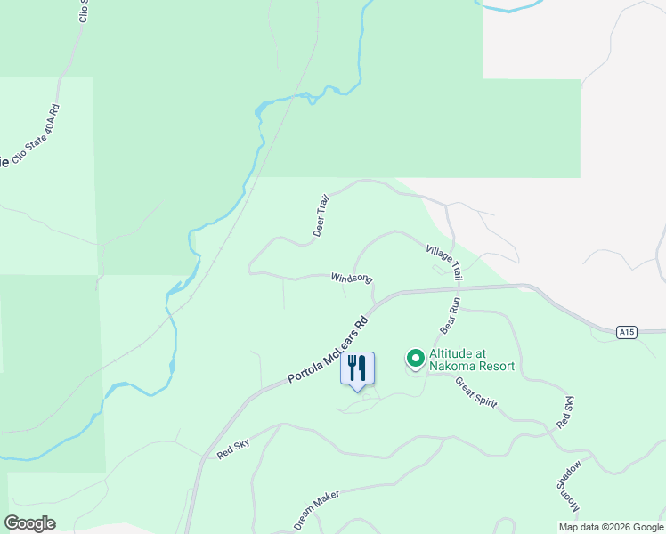 map of restaurants, bars, coffee shops, grocery stores, and more near Wind Song in Clio