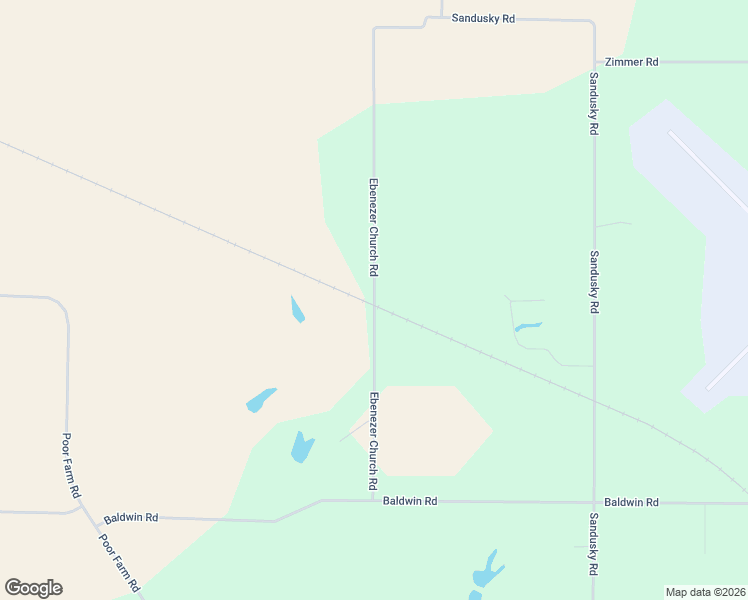 map of restaurants, bars, coffee shops, grocery stores, and more near 1735 Ebenezer Church Road in Jacksonville