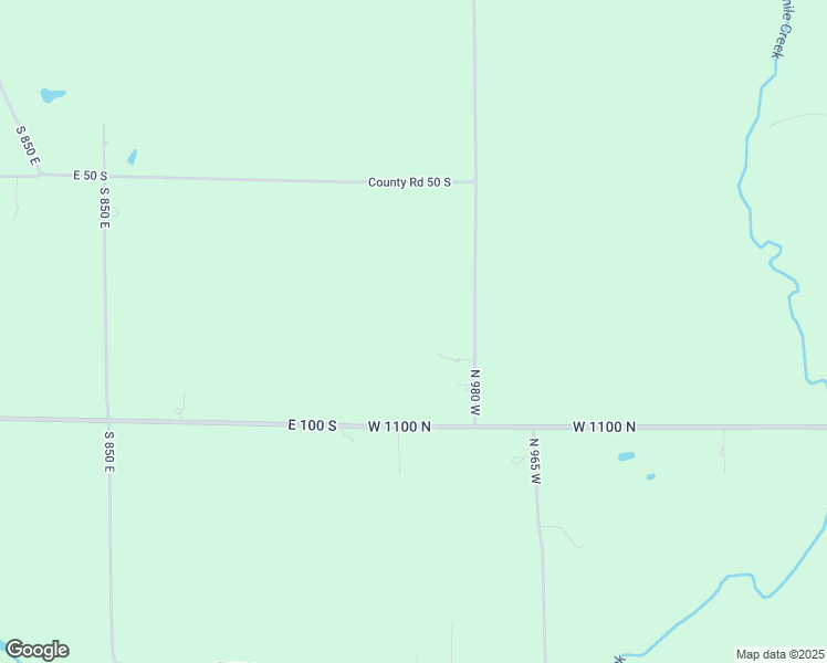 map of restaurants, bars, coffee shops, grocery stores, and more near 11250 North 980 West in Greenfield