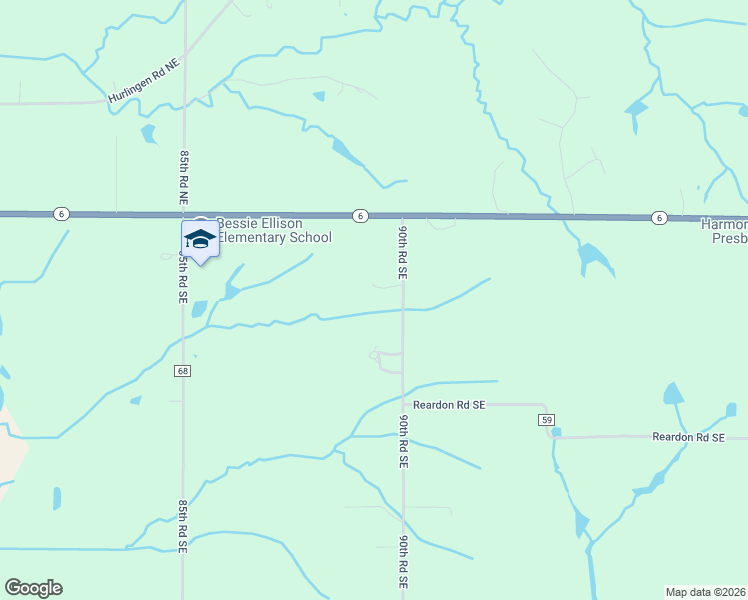 map of restaurants, bars, coffee shops, grocery stores, and more near 120 90th Road Southeast in Saint Joseph