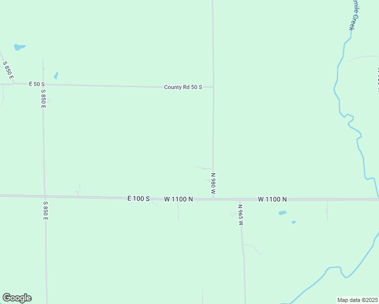 map of restaurants, bars, coffee shops, grocery stores, and more near 11250 North 980 West in Greenfield