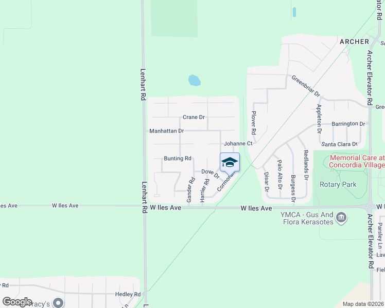 map of restaurants, bars, coffee shops, grocery stores, and more near 5201-5217 Bunting Rd in Springfield