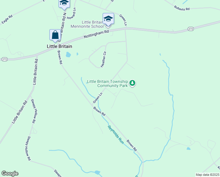 map of restaurants, bars, coffee shops, grocery stores, and more near 19 Green Lane in Nottingham