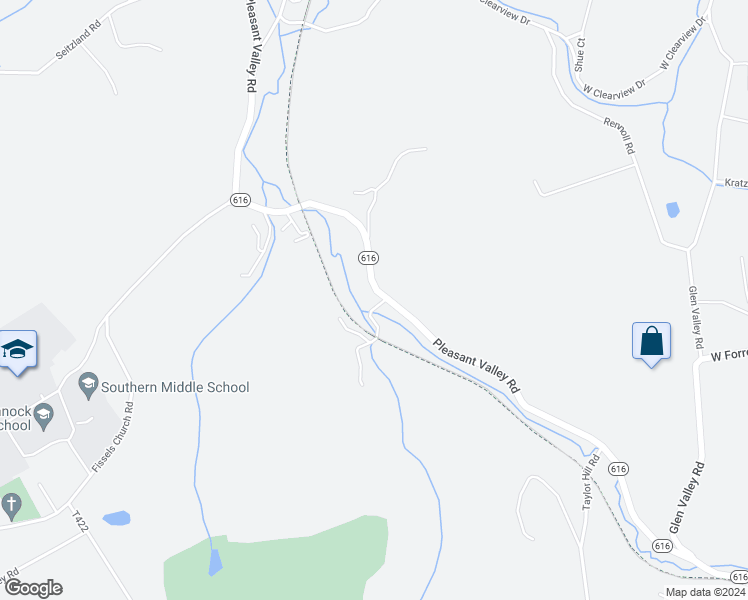map of restaurants, bars, coffee shops, grocery stores, and more near 13026 Pleasant Valley Road in Glen Rock