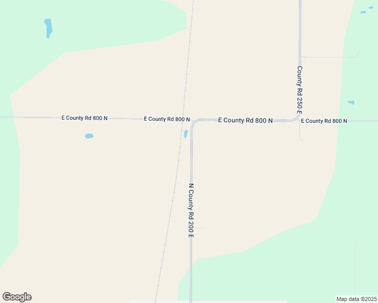 map of restaurants, bars, coffee shops, grocery stores, and more near 7874 North County Road 200 East in Bainbridge