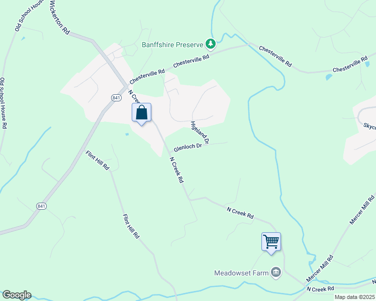 map of restaurants, bars, coffee shops, grocery stores, and more near 104 Glenloch Drive in Landenberg