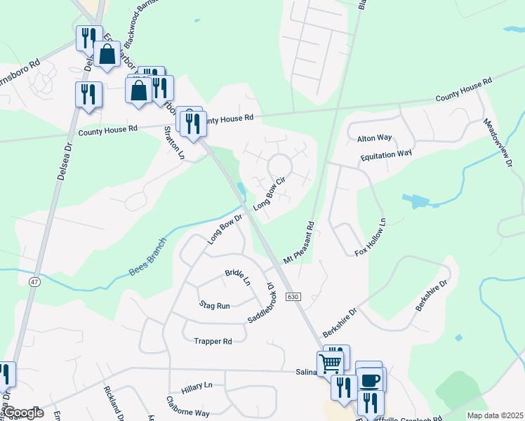 map of restaurants, bars, coffee shops, grocery stores, and more near 748 Sedgewick Court in Washington Township
