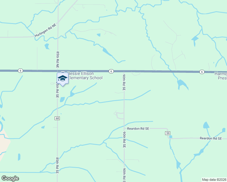 map of restaurants, bars, coffee shops, grocery stores, and more near 120 90th Road Southeast in Saint Joseph