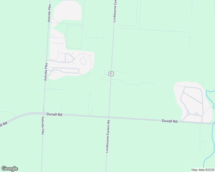 map of restaurants, bars, coffee shops, grocery stores, and more near 10755 Lockbourne Eastern Road in Ashville