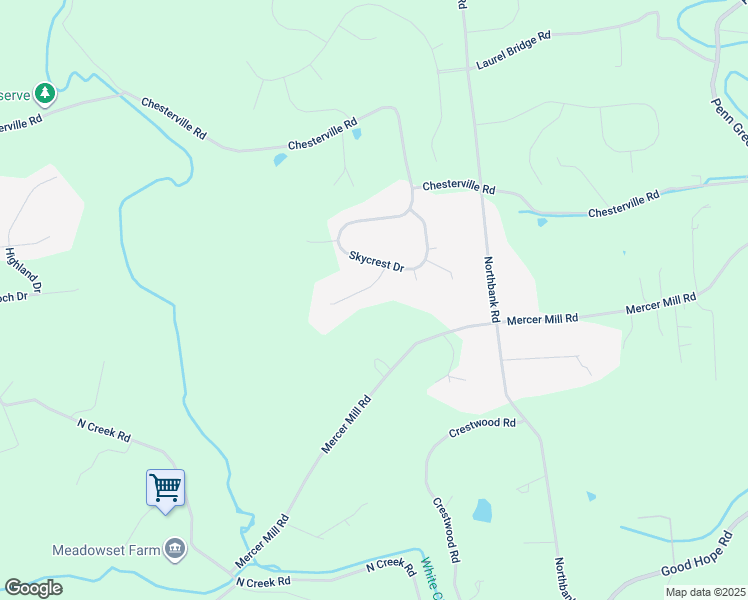 map of restaurants, bars, coffee shops, grocery stores, and more near 106 Valley Drive in Landenberg
