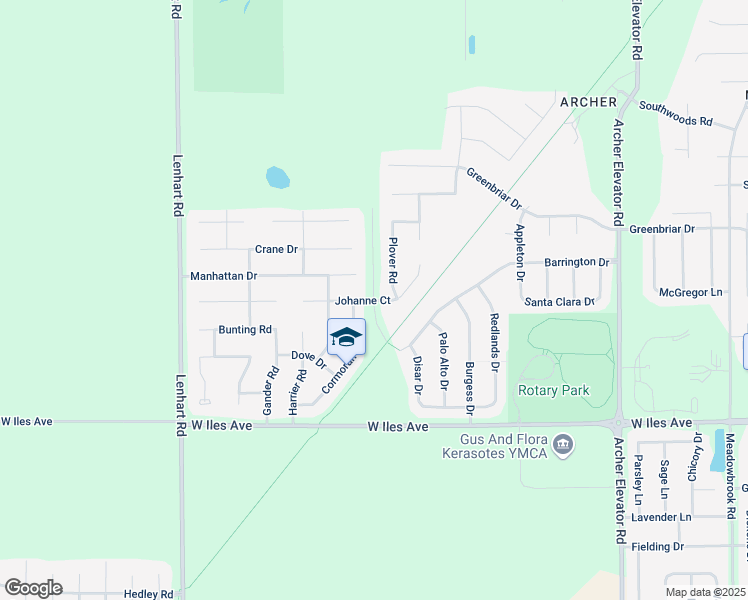 map of restaurants, bars, coffee shops, grocery stores, and more near Bradfordton Road in Springfield