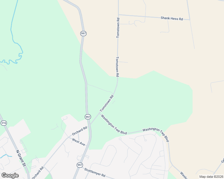 map of restaurants, bars, coffee shops, grocery stores, and more near 10699 Tomstown Road in Waynesboro