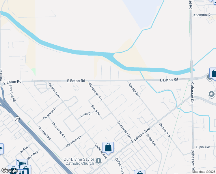 map of restaurants, bars, coffee shops, grocery stores, and more near 883 Pico Place in Chico