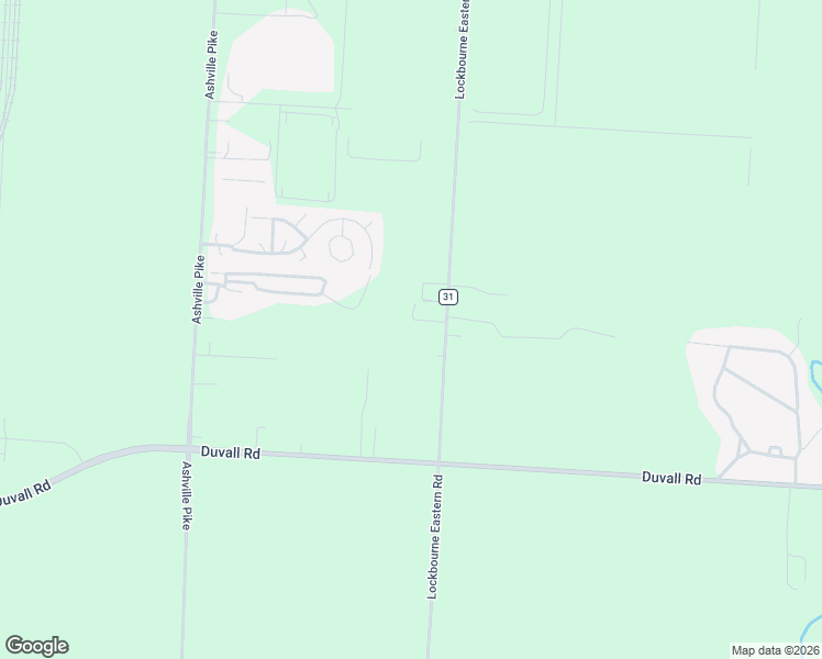 map of restaurants, bars, coffee shops, grocery stores, and more near 10755 Lockbourne Eastern Road in Ashville