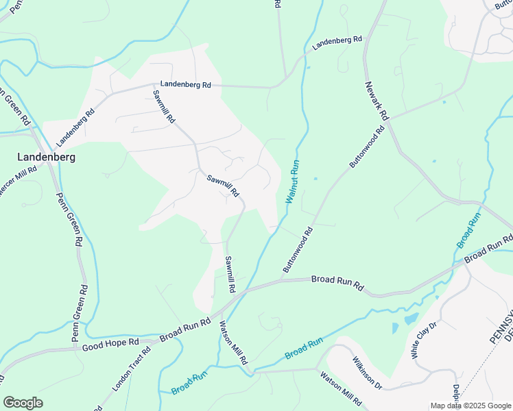 map of restaurants, bars, coffee shops, grocery stores, and more near 137 Sawmill Road in Landenberg