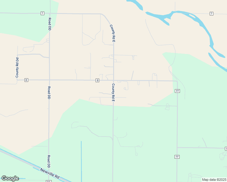 map of restaurants, bars, coffee shops, grocery stores, and more near 4746 County Road East in Orland
