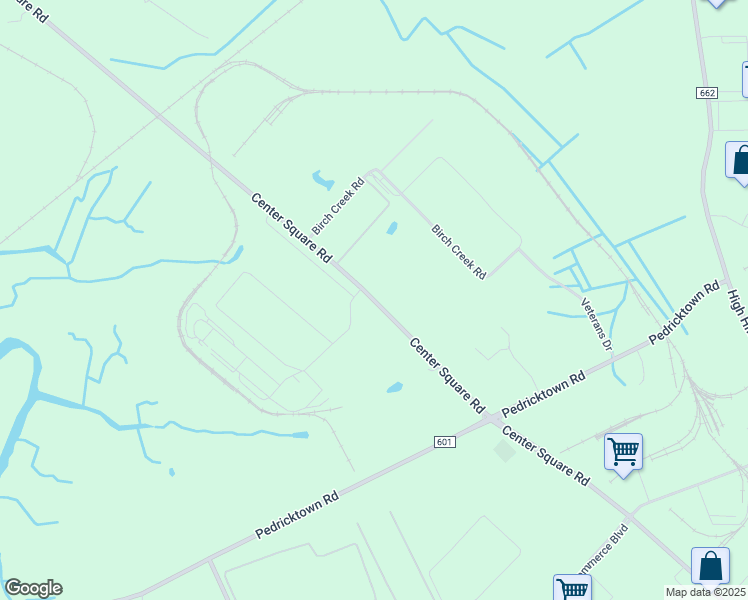 map of restaurants, bars, coffee shops, grocery stores, and more near 2277 Center Square Road in Logan Township