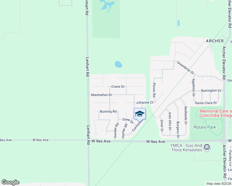 map of restaurants, bars, coffee shops, grocery stores, and more near 5224 Manhattan Drive in Springfield