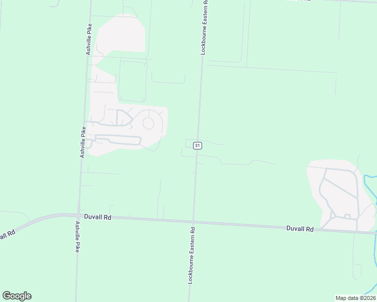 map of restaurants, bars, coffee shops, grocery stores, and more near 10755 Lockbourne Eastern Road in Ashville