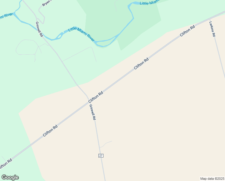 map of restaurants, bars, coffee shops, grocery stores, and more near 1591 Clifton Road in Yellow Springs