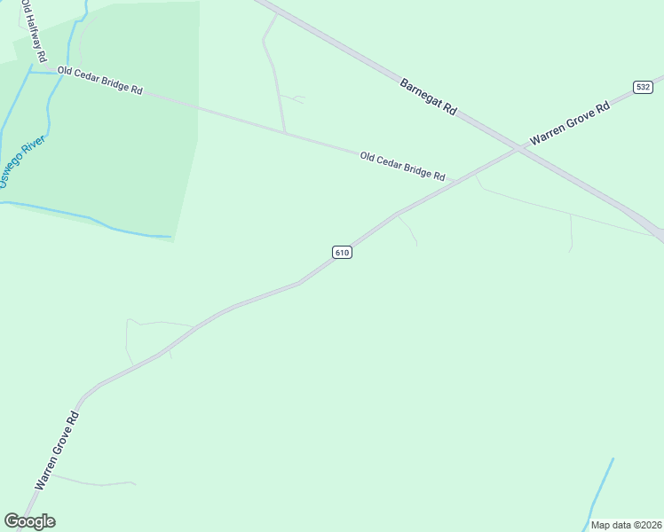 map of restaurants, bars, coffee shops, grocery stores, and more near 140 Warren Grove Road in Barnegat Township