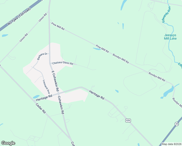 map of restaurants, bars, coffee shops, grocery stores, and more near 178 Westbrook Court in Clarksboro