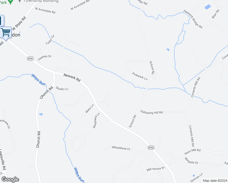map of restaurants, bars, coffee shops, grocery stores, and more near 6 Karnik Court in Lincoln University